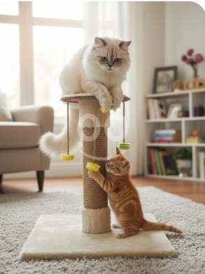 خداشة قطط منزلية فاخرة بتصميمات متنوعة لحماية الأثاث | Premium High Quality Handmade Cat … — 7