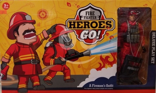 Autres biens dans Ras-Meska - طقم ألعاب أبطال الإطفاء الفاخر مع زي رجل الإطفاء للأعمار 3+ | Fire Fighters Heroes Deluxe Play Set w