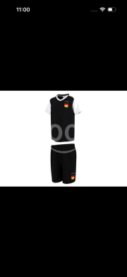 طقم رياضي ولادي منتخب ألمانيا قطن مريح | Germany Kids Football Kit Sportswear Set — 6