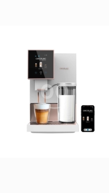 Other home appliances in Achrafieh - ?? Cecotec Cremmaet Compactccino full automatic espresso machine Connected White Rose Super Automa