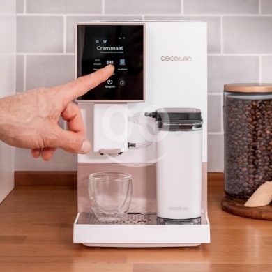 ?? Cecotec Cremmaet Compactccino full automatic espresso machine Connected White Rose… — 4
