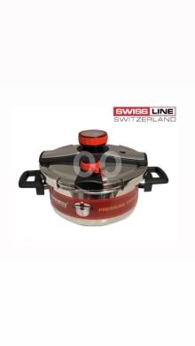 ??swiss line Stainless Steel Click-Clack Pressure Cooker/Click-Clack Casserole Dish-6… — 3