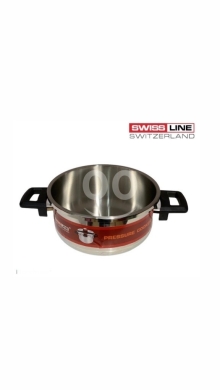 ??swiss line Stainless Steel Click-Clack Pressure Cooker/Click-Clack Casserole Dish-6… — 4