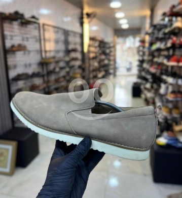 Clothes, Footwear & Accessories in Al Dahye - Original ECCO Men&#039;s Soft Casual Slip-On Shoes - Taupe Nubuck - Size 45 - Lightweight Comfort