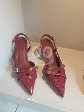 Vêtements, chaussures et accessoires dans Abou Samra - حذاء سكربيه سهرة كعب عالي جلد طبيعي مميز | Elegant High Heel Evening Pumps Natural Leather