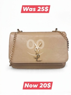 شنطة يد نسائية جلد تمساح وردي فاتح | Light Pink Croc Handbag — 7