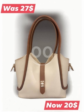 حقيبة يد نسائية سوداء أنيقة صناعة تركية | Elegant Black Women's Handbag, Made in Turkey — 3
