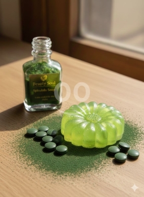 Spirulina soap — 2