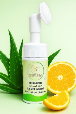 Facial wash with aloe vera and vitamin C. — 5