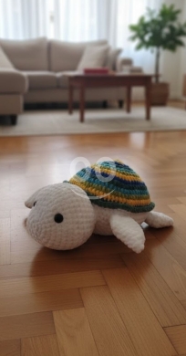 Clothes, Footwear & Accessories in Halate - سلحفاة كروشيه محشوة بحجم كبير مصنوعة يدوياً | Large Handmade Crochet Turtle Plush Toy