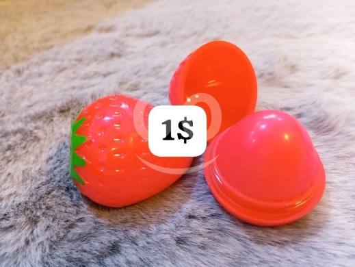 Health & Beauty in Bhamdoun - Strawberry Fruit Lip Balm | Moisturizing Lip Care | Fun & Portable Design