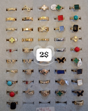 Clothes, Footwear & Accessories in Bhamdoun - Premium Fashion Ring Collection | Gold-Tone & Gemstone Statement Rings