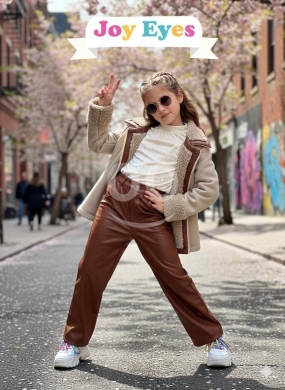 Clothes, Footwear & Accessories in Tripoli - طقم بناتي شتوي 3 قطع فستان كشكش وجاكيت أنيق | Elegant 3-Piece Girls Winter Dress & Jacket Set