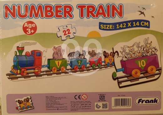 لعبة قطار الأرقام التعليمية الممتعة للأطفال من عمر 3 سنوات فما فوق | Number Train Educati… — 2