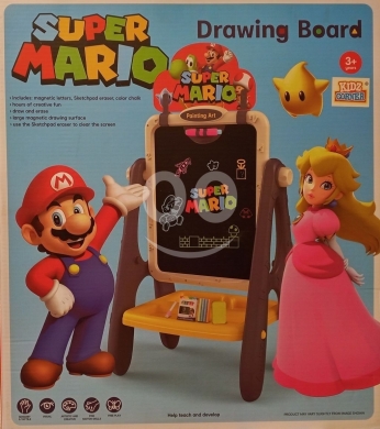 سبورة رسم تعليمية بوجهين للأطفال من عمر 3 سنوات | Double-Sided Kids Drawing Board Age 3+ — 2