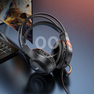hoco. W106 Gaming Headphones | Hi-Fi Audio with HD Microphone & Volume Control — 3