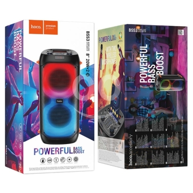 Audio & Stereo in Biakout - hoco. BS53 Wireless Karaoke Speaker | Dual 8" Subwoofers & 2 Wireless Microphones