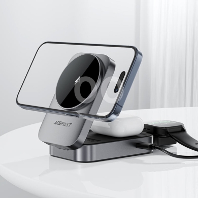 ACEFAST E22 AIRCHARGE 3-in-1 Wireless Charging Holder | 22.5W Foldable Magnetic Charger… — 3