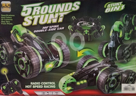 سيارة سباق بهلوانية بالتحكم عن بعد دوران 360 درجة عمر +3 | Stunt RC Car 360 Spins 5 Round… — 2