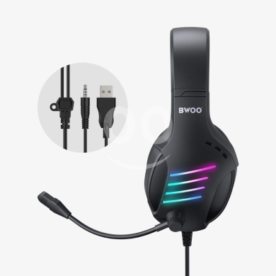 BWOO BX024 RGB Gaming Headset - 7.1 Surround Sound & Noise Cancelling Mic - 30$ — 2