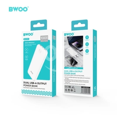 Mobile accessories dans Tripoli - BWOO BO-P31 10000mAh Power Bank - Dual USB Output & LED Display - 12$