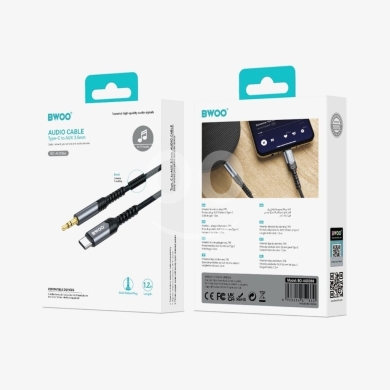 Mobile accessories in Tripoli - BWOO BO-X317C-C 240W USB-C to USB-C Cable - Ultra Fast Charging - 15$