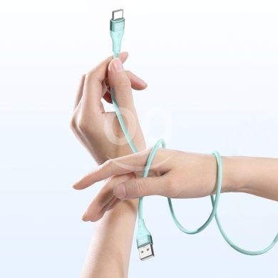 Mobile accessories in Tripoli - BWOO X280 Liquid Silicone USB to Type-C Cable - 2A Fast Sync - 5$