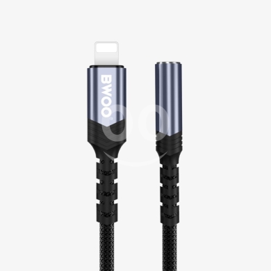 BWOO BZ-48 Lightning to 3.5mm Audio Adapter - Hi-Fi Sound & Nylon Braided - 7$ — 4