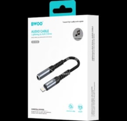 BWOO BZ-48 Lightning to 3.5mm Audio Adapter - Hi-Fi Sound & Nylon Braided - 7$ — 5