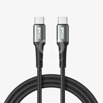 Mobile accessories in Tripoli - BWOO BO-X288C-C 60W USB-C to USB-C Cable - Durable Nylon - 8$