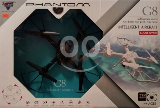 Other Goods in Ras El Metn - طائرة فانتوم G8 الذكية بدون طيار للتحكم اللاسلكي لعمر 14+ | Phantom G8 Intelligent RC Drone Age 14+