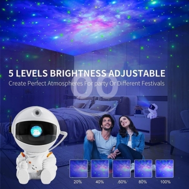 Home & Garden in Biakout - XO XO-OZ12 Astronaut Night Light - 3 Color Temperatures, Tapping Sensor & 1200mAh Rechargeable