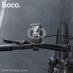 Hoco DV104 4K Anti-Shake Riding Recorder Camera - 60FPS, 2" IPS Display, 2500mAh & IPX5