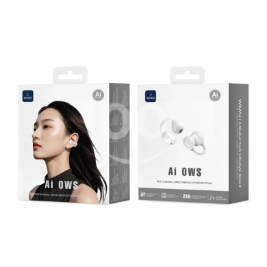 Mobile accessories dans Biakout - WiWU Ai OWS Open-Ear Earbuds - Multilingual Simultaneous Interpretation & AI Noise Cancellation