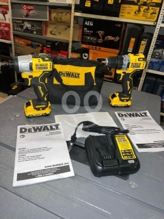 DeWALT 12V MAX Brushless Drill and Impact Driver Combo Kit - Professional Power Tool Set