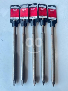 Milwaukee SDS-Plus 250mm Bull Point Chisel - Industrial Grade Masonry & Concrete Demolition Bit