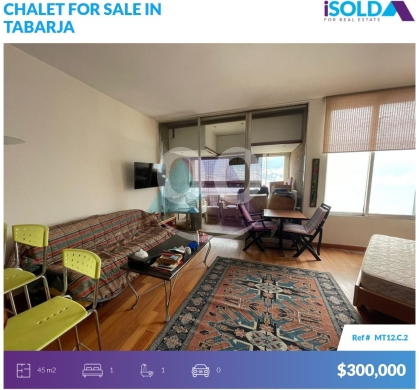 Other real estate in Tabarja - LUX 1 bedroom chalet+sea view 4sale in Tabarja - شاليه للبيع في طبرجاMT12C2