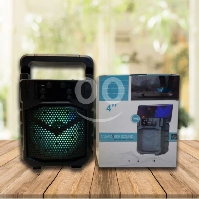 Audio & Stereo in Arab el-Jal - سبيكر ٤ إنش لاسلكي بصوت قوي وباس عميق مع راديو ومنفذ USB | 4 Inch Wireless Speaker FM Radio USB SD