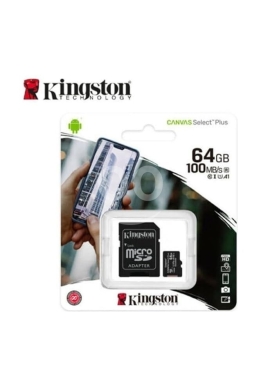 Mobile accessories in Arab el-Jal - بطاقة ذاكرة كينجستون ٦٤ جيجابايت أداء سريع وتخزين آمن | Kingston 64GB Memory Card High Performance