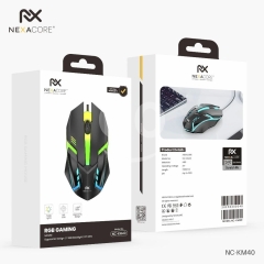 ماوس ألعاب نيكسا كور RGB موديل NC-KM40 بتصميم مريح ودقة عالية | NEXACORE RGB Gaming Mouse NC-KM40