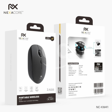 Computers Parts & Software Accessories in Arab el-Jal - ماوس لاسلكي محمول نيكسا كور NC-KM40 بتصميم مريح من مادة ABS | NEXACORE Portable Wireless Mouse NC-KM