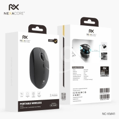 ماوس لاسلكي محمول نيكسا كور NC-KM40 بتصميم مريح من مادة ABS | NEXACORE Portable Wireless Mouse NC-KM