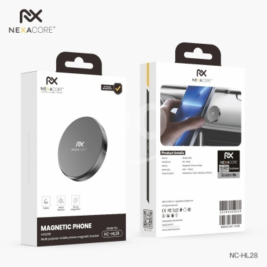 Mobile accessories dans Arabe el-Jal - حامل جوال مغناطيسي نيكسا كور NC-HL28 بتصميم معدني متين | NEXACORE Magnetic Phone Holder NC-HL28