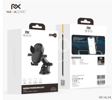 Mobile accessories in Arab el-Jal - حامل جوال مكتبي نيكسا كور بتصميم قابل للتعديل ومستقر | NEXACORE Desktop Mobile Phone Bracket Holder