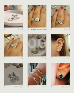 Clothes, Footwear & Accessories in Beirut City - تشكيلة إكسسوارات راقية من الخواتم | Elegant Accessory Collection Rings Earrings & Bracelets