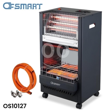 Heating & cooling appliances in Beirut City - Smart OS10127 Hybrid Gas and Electric Radiant Room Heater with Integrated Quartz Heating Tubes