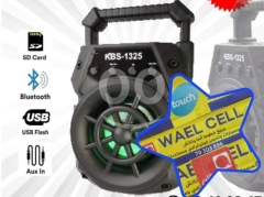 KBS-1325 Portable Wireless Bluetooth Speaker with USB, SD Card, Aux-In and RGB LED Lighting