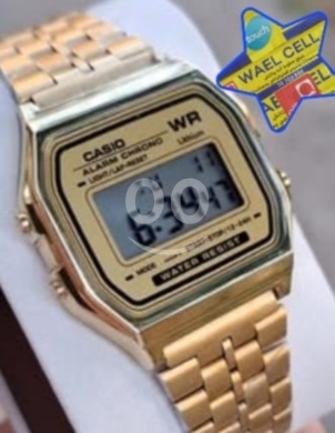 Clothes, Footwear & Accessories in Hrar - ساعة كاسيو فينتاج رقمية ذهبية للجنسين مقاومة للماء | Casio Vintage Gold Digital Unisex Water Resist