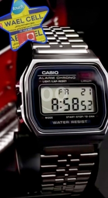 Clothes, Footwear & Accessories in Hrar - ساعة كاسيو رقمية كلاسيكية ضد الماء بسوار ستانلس ستيل | Casio Classic Digital Water Resistant Watch