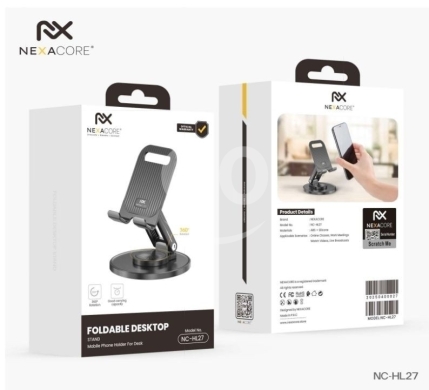 Mobile accessories dans Arabe el-Jal - ستاند نيكسا كور المكتبي القابل للطي للهواتف والموديل NC-HL27 | NEXACORE Foldable Desk Stand